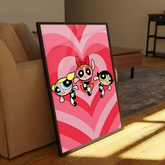 The Powerpuff Girls Canvas Frames Wall Art